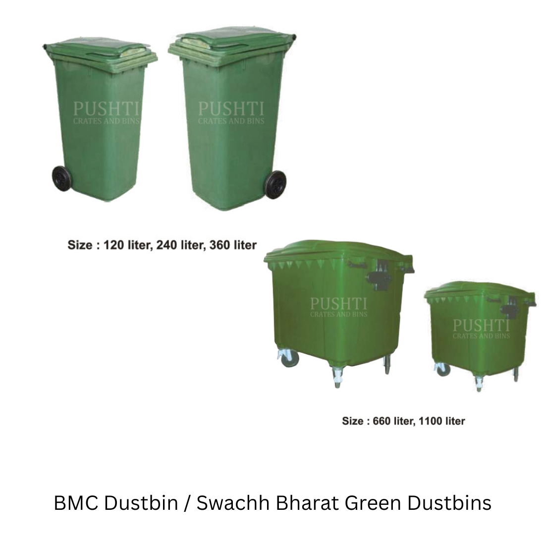 BMC Dustbin / Swachh Bharat Green Dustbins